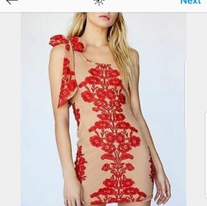 For Love and Lemons Temecula one shoulder dress